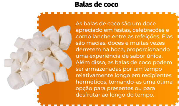 Balas de Coco